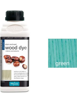 Polyvine Wax Finish Βερνίκι Επιφάνειας Ξύλου Νερού Satin Green 0.5lt