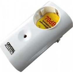 Crystal Audio CP1-1300-70W - Μονόπριζο Ασφαλείας Λευκό - Crystal Audio