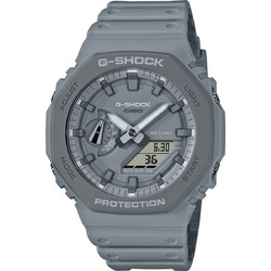 Casio G-Shock Ανδρικό Ρολόι Χρονογράφος με Γκρι Καουτσούκ Λουράκι GA-2110ET-8AER