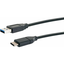 Schwaiger USB-A to USB-C 1m Black CK3141533