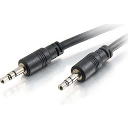 2GO Καλώδιο Ήχου 3.5mm male - 3.5mm male Μαύρο 1.5m 351021