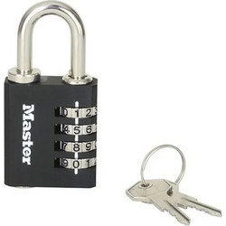 Master Lock Ατσάλινο Λουκέτο Πέταλο Συνδυασμού 40mm 7641EURD