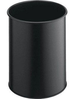 Durable Μεταλλικό Καλάθι Αχρήστων 15lt Μαύρο 330101