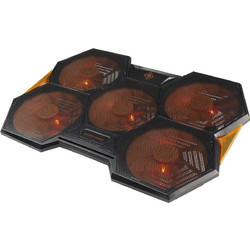 Deltaco GAM-072 Cooling Pad για Laptop έως 17.3" με 5 Ανεμιστήρες