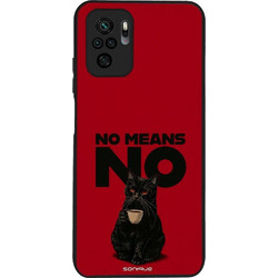 Sonique Men's Edition Θήκη με Σχέδιο «No Means No» (Xiaomi Redmi Note 10 / Redmi Note 10s / Poco M5s)