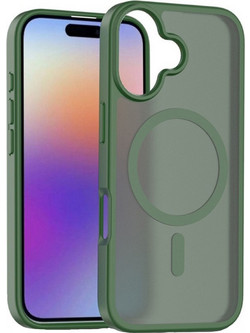 Θήκη Κινητού - Phone Case για Apple iPhone 17 6.3" Ημιδιάφανη Ματ Φιμέ Πράσινη MagSafe Υβριδική TPU/PC Shockproof Anti-Scratch Αντιολισθητική Ανθεκτική με Προστασία Κάμερας (Κωδ.1-CASE0066 )