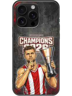 Θήκη Kings of Europe 2026 - Sasha iPhone 16 Pro Max Black TPU (Μαύρη Σιλικόνη)