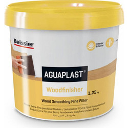 Λεπτόκοκκος Γεμιστικός Στόκος ξύλου Woodfinisher Aguaplast 1,25kg