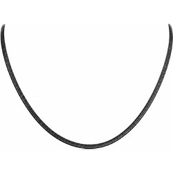 Minimal Unisex Αλυσίδα Λαιμού Μαύρη CHAIN41