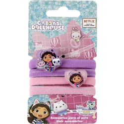 Cerda Beauty Netflix: Gabby's Dollhouse Σετ Παιδικά Λαστιχάκια Μαλλιών 4Τεμ (2500003449)