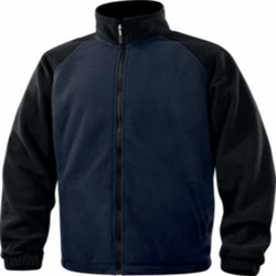ZAKETA FLEECE VERNON2 DELTA PLUS ΜΠΛΕ-ΜΑΡΙΝ/ΜΑΥΡΗ Μπλέ