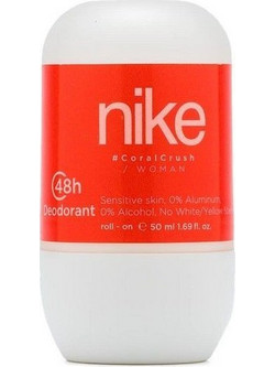 Nike Coral Crush Γυναικείο Αποσμητικό Roll On 48h Χωρίς Αλουμίνιο 50ml