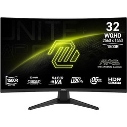 MSI MAG 321CQF E18 VA HDR Curved Gaming Monitor 31.5" 2560x1440 QHD 180Hz 0.5ms