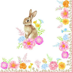 Easy Life Σετ 20 Τεμάχια Χαρτοπετσέτες Χάρτινες Jolie 33x33cm Πολύχρωμο