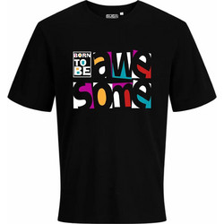 Κοντομάνικο REGULAR T-Shirt SUGA SRB-19 Μαύρο