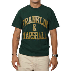 Franklin & Marshall Cotton T-Shirt Ανδρικό Κοντομάνικο Πράσινο (JM3011.1000P01-116)