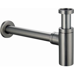 Σιφών νιπτήρος Round Interflex Gun Metal