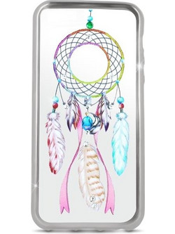 BEEYO DREAMCATCHER TPU BACK COVER CASE FOR APPLE IPHONE 6 PLUS SILVER