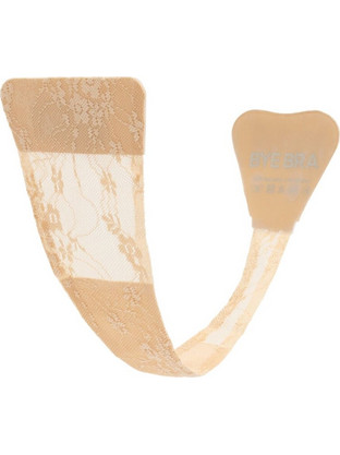 BYE-BRA - ADHESIVE THONG LACE BEIGE ONE SIZE