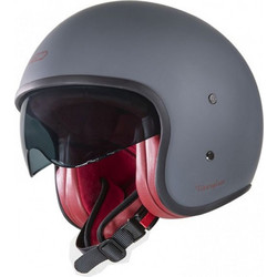Garibaldi G03X Fiberglass Matt Grey Κράνος Μηχανής Jet 1050gr