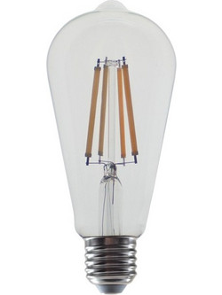FILAMENT LED ST64 10W 2700K 230V AC 1220LM RA80 30000HRS 360 1xE27 / CONDI10WW