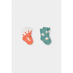 Κάλτσες μπεμπέ 2 τεμ. unisex Boboli-193003-7449-Multicolor