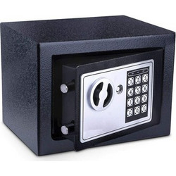 Powertech POWERTECH χρηματοκιβώτιο ασφαλείας PT-1342, ψηφιακό κλείδωμα, 23x17x17cm, 2.18kg