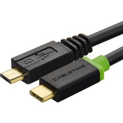 CABLETIME CABLETIME καλώδιο USB-C σε micro USB CT-U32-CMMCBG, 2A, 480Mbps, 1m, μαύρο