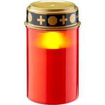 GOOBAY GOOBAY LED φωτιστικό κερί αφιέρωσης 74366, 2400K, IP44, κόκκινο