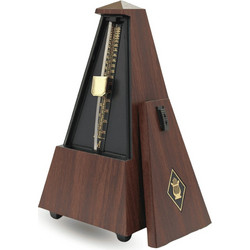 DNA MET1 mechanical metronome windable pyramid bell natural wood color 40-208 BPM
