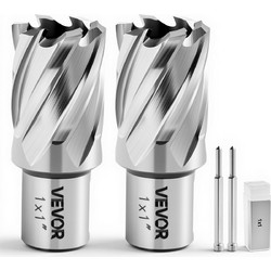 VEVOR Σετ Τρυπανιών Annular 4 τεμ. HSS, 25.4 mm, με Weldon Shank και 2 Οδηγούς, για Μαγνητικά Δράπανα GSGTZYC4JPJ19ZT97001V0
