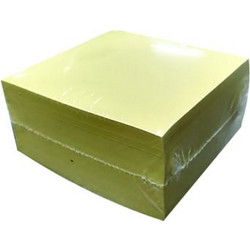 Σετ 500 χαρτάκια κύβου κίτρινα 7,6x 7,6cm