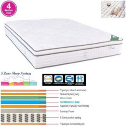 Woodwell Pocket Spring 5-Zone Διπλό 160x200cm