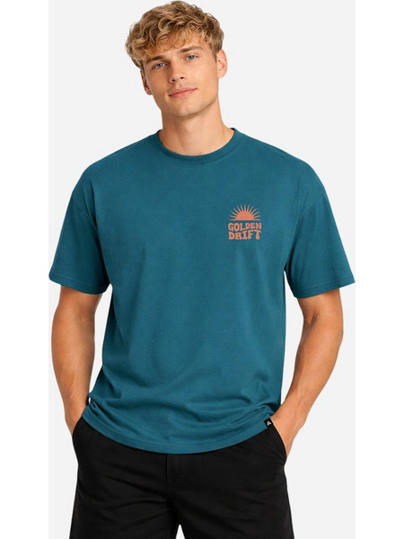 Firefly Ανδρικό T-shirt Golden Drift Πετρολ