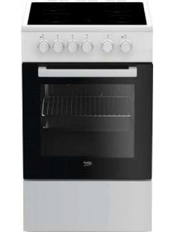 Beko FSS57000GW Κουζίνα Ηλεκτρική 60lt με Κεραμικές Εστίες 50cm