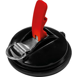 Lampa - Βεντούζα Αγκίστρωσης / Κρεμάσματος Suction Cup Με 2 Γάντζους, Μέγιστο Φορτίο 10 Kg Και Διάμετρο 115 Mm - 1 Τεμ. (L2016.6)