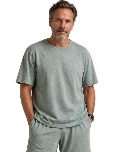 Bigbong Slub T-shirt Khaki 107-4120-KH