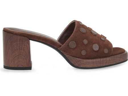 Noa Harmon MULES W465D2194004 - ΜΑΥΡΟ ΚΑΣΤΟΡΙ E80702 / 10269P / OLVIDO-06-BLACK