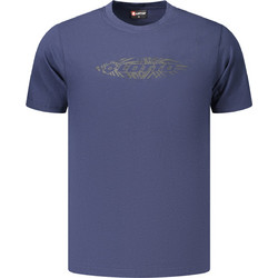 LOTTO MEN'S SHORT-SLEEVED T-SHIRT BLUE Μπλε