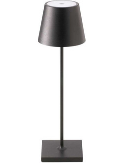 ΕΠΙΤΡΑΠΕΖΙΟ ΦΩΤΙΣΤΙΚΟ LED ΜΑΥΡΟ 10x10x38hcm WLED030 / 9945
