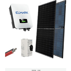 ON GRID SOLAR SYSTEM SET 3P/20KW WITH PANEL 580W
