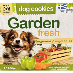 MBF Gourmet Garden Fresh Dog Cookies Λαχανικά 200gr