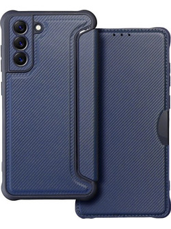 Tel1 Samsung Galaxy S21 FE 5G Razor Carbon Θήκη Βιβλίο - Blue