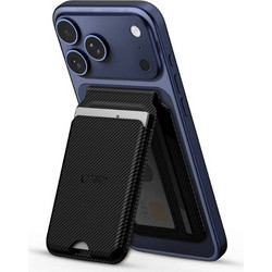 TECH-PROTECT MAGSAFE STAND ΜΑΓΝΗΤΙΚΟ ΠΟΡΤΟΦΟΛΙ ΚΑΡΤΩΝ MAGWALLET CARBON