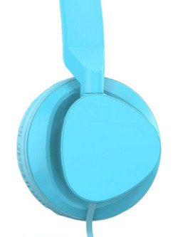 Ezra BH04 Ενσύρματα Ακουστικά Over Ear Γαλάζια