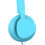 Ezra BH04 Ενσύρματα Ακουστικά Over Ear Γαλάζια