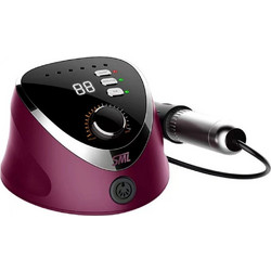 SML M12 Τροχός Νυχιών Ρεύματος 35000rpm 35W με Πεντάλ Ροζ