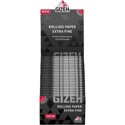 Gizeh Black Extra Fine Χαρτάκια Συσκευασία 50 Τεμαχίων