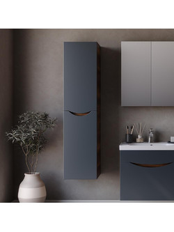 Στήλη SMILE Ανθρακί / Barok MDF 18mm Λάκα 34 3CSMI034ABM κρεμαστή Martin