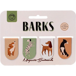 Puckator Μαγνητικοί Σελιδοδείκτες Barks Dog 4τμχ